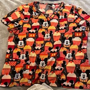 Disney Scrub Top 2XL